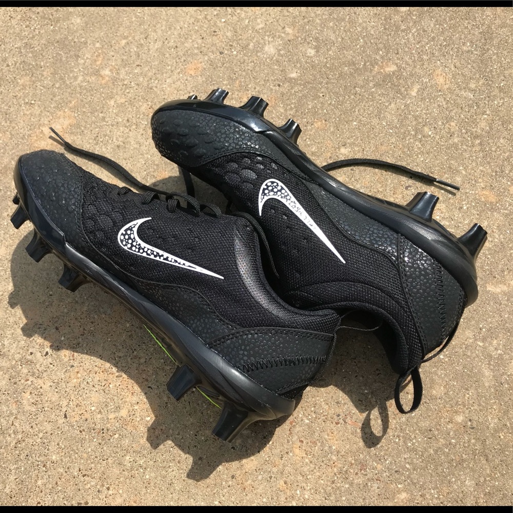 Nike Lunar Hyperdiamond Pro Black Softball Cleat